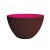 Saladier Bicolore chocolat/framboise