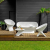 Pack Ublo 1 Canapé + 2 Fauteuils + 1 Table Basse/Pouf Noir Gris Blanc Rouge Qui est Paul? JardinChic