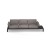 Sofa 3 Places Tami Structure Noir Tissu Gris Emu Jardinchic
