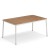  Table Rectangulaire Plateau Frêne Thermotraité Yard Blanc Cassé Emu Jardinchic
