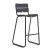 Lot de 4 Tabourets de Bar Corail Anthracite Oasiq Jardinchic