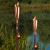 Torches Pisa En Cuivre Et Bois Naturel Aristo JardinChic