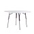 Table Vigna Ronde Ambiance Neige Ø60cm Magis JardinChic