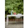 Table de Repas Babette Structure Blanc Plateau HPL Blanc, bords blanc