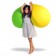 Poufs Baloon Jaune et Vert Pomme YOUNOW Florence Jaffrain JardinChic