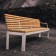 Banc Avec Dossier & Accoudoirs Extempore Extremis JardinChic