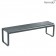 Banc Bellevie Gris Orage Fermob Jardinchic