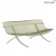 Banc Charivari Piétement Gris Métal Tilleul Fermob Jardinchic