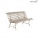 Banc Louisiane 150cm Muscade Fermob Jardinchic