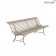 Banc Louisiane 200cm Muscade Fermob Jardinchic