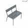 Banc Luxembourg Kid Gris Orage Fermob Jardinchic