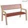 Banc Somerset Ocre Rouge Fermob Jardinchic