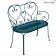 Banquette 1900 Bleu Acapulco Fermob Jardinchic