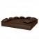 Banquette Quadrat L240cm x larg 240cm x H40cm Bronze Vondom Jardinchic