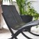 Double Fauteuils Barceloneta Noirs Serralunga JardinChic