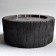 Bougie en Bois de Palmier H11cm Cire d'Abeille Couleur Noir Parfum Fleurs d'eau Vascolari Jardinchic