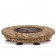 Braséro Ercole Rainforest Small Marbre Marron AK47Design JardinChic