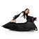 Pouf Buggle-Up Noir Ambiance Fatboy JardinChic