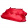 Pouf Buggle-Up Rouge Sangles Fatboy JardinChic