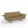 Canapé 2 Places Delta Beige Vondom Jardinchic