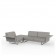 Canapé D'angle Droit 3 Places Delta Taupe Vondom Jardinchic