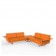 Canapé D'angle 4 Places Delta Orange Vondom Jardinchic