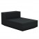 Canapé Modulable Vela - Module Central Chaise Longue Noir Vondom Jardinchic