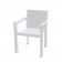 Chaise Avec Accoudoirs Frame Blanc Vondom Jardinchic