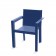 Chaise Avec Accoudoirs Frame Bleu Marine Vondom Jardinchic