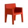  Chaise Avec Accoudoirs Jut Rouge Vondom Jardinchic