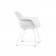 Chaise Captain's Chair Piétement Luge Blanc Extremis JardinChic