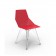 Chaise De Repas Rouge Faz Vondom JardinChic