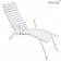 Chaise Longue Bistro Blanc Coton Fermob Jardinchic