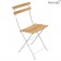 Chaise Naturel Bistro Gris Métal Fermob Jardinchic