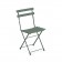 Lot de 2 Chaises Pliables Arc-en-Ciel Vert Foncé Emu JardinChic 