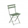 Lot de 2 Chaises Pliables Arc-en-Ciel Vert Militaire Emu JardinChic 