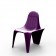 Chaise F3 Prune Vondom Jardinchic