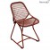 Chaise Sixties Ocre Rouge / Tressage Ocre Rouge Fermob Jardinchic