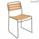 Lot de 2 Chaises Surprising Teck Rouille Fermob Jardinchic