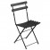 Lot de 2 Chaises Pliables Arc-en-Ciel Noires Emu JardinChic 