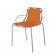 Chaise avec accoudoirs Lem Orange Coro JardinChic