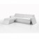 Module Chaise Longue Rest avec Module Canapé Rest Gauche et Module Canapé Rest Droit Blanc (vendus séparément) Vondom Jardinchic