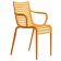Lot de 2 Chaises Empilables avec Accoudoirs PIP-e Orange Driade JardinChic
