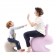 Chaise pour enfant Rabbit Chair Baby Dove Grey et Chaise Rabbit Chair Pink pour adulte (vendue séparément) Qeeboo Jardinchic 