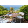 Table Carrée Plateau Teck & Fauteuils Shine Emu JardinChic