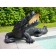 Statue Crocodile Noir Laqué TexArtes JardinChic