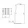 Dessin Technique Base Douche d'Extérieur Solaire Solaris Noire avec Base Ama Luxury Shower Jardinchic