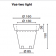 Dessin Technique Pot Lumineux Vas Two Light neutre Serralunga Jardinchic