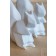Écureuils Origami Squirrel Paper Détail Matt White Pottery Pots Jardinchic