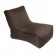 Fauteuil Pouf Evolution Ambient Lounge Marron JardinChic